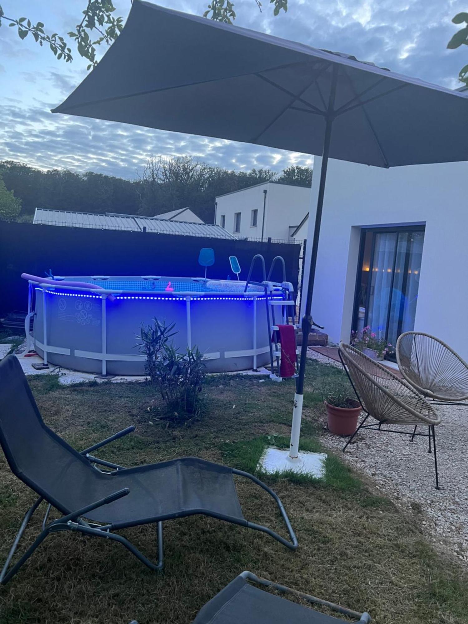 Quiniere - Entre Lac Et Foret - Hebergement Independant Avec Espace Kitchenette Blois Exterior foto
